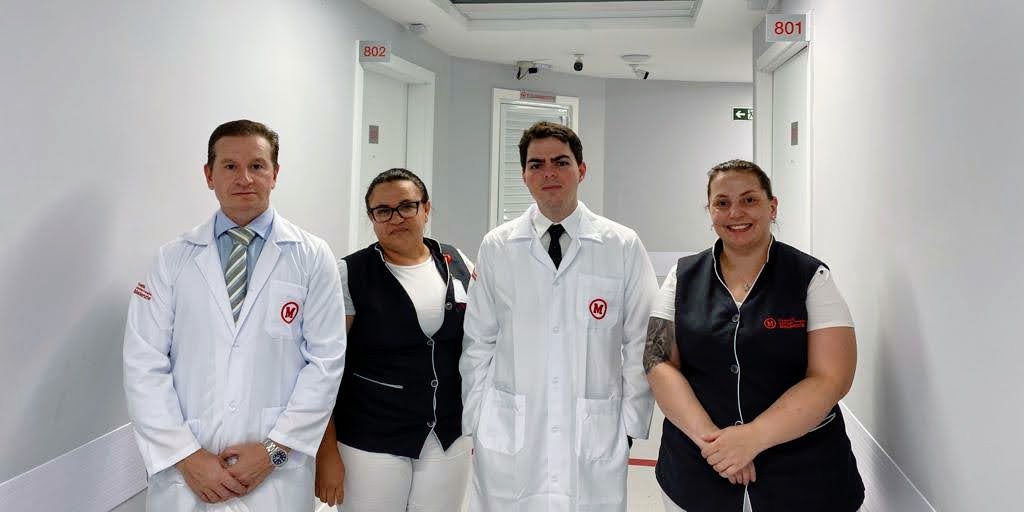 Equipe de enfermagem do Hospital Universitário Evangélico
